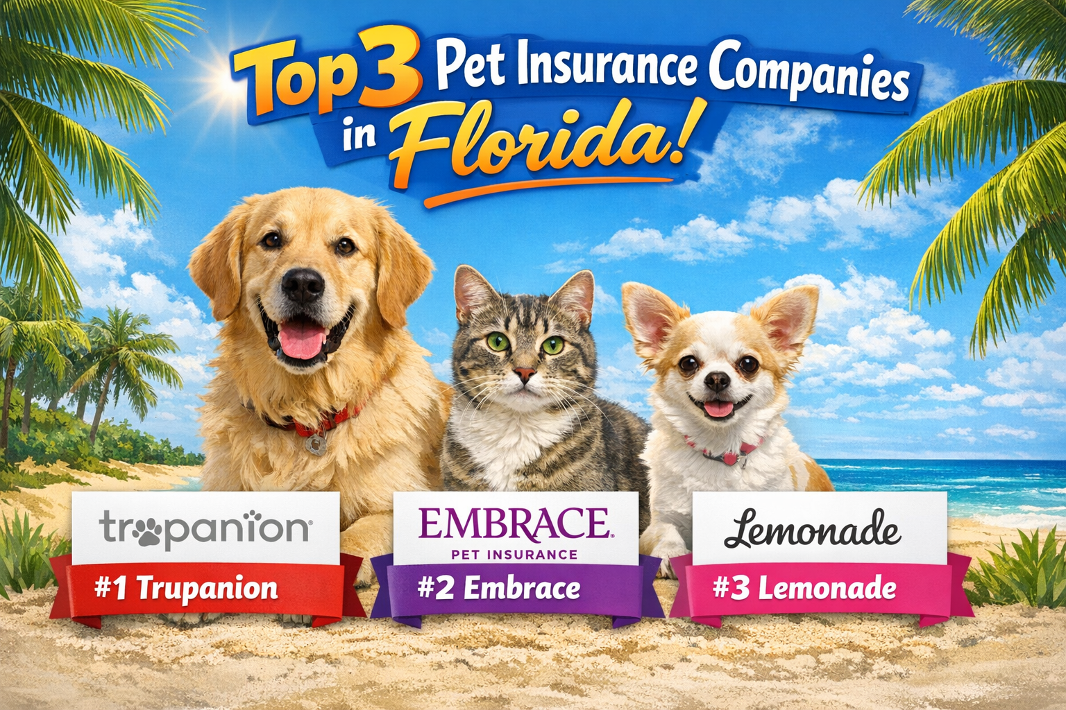Top 3 Pet Insurance Companies in Florida